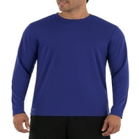 Athletic Works bărbați și Big bărbați Active Quick Dry Performance tricou cu mânecă lungă, până la dimensiunea 5XL