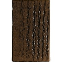 Ekena Millwork 6 H 8 D 60 W brut tăiat Fau lemn semineu Mantel Kit w Alamo Corbels, Premium în vârstă de