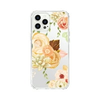 Essentials Husă pentru telefon iPhone Pro, grădină de flori portocaliu