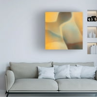 Cora Niele 'Abstract Yellows and Ochers' Canvas Art
