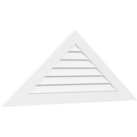 46W 21-1 8h montare pe suprafață triunghiulară PVC Gable Vent Pitch: funcțional, w 3-1 2W 1p cadru Standard