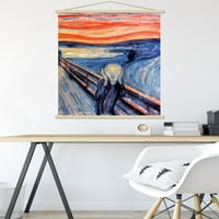 Afișul de perete Scream by Edvard Munch cu cadru Magnetic, 22.375 34