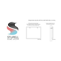 Stupell Industries Fluid Brown compoziție abstractă Galerie de pictură învelită pe pânză imprimată artă de perete, Design de Carol Robinson
