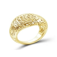 JewelersClub 14k aur placat cu argint Xena Cocktail inel pentru femei