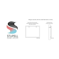 Stupell Industries umbrele vii deasupra capului artă grafică artă încadrată neagră imprimare artă de perete, Design de Ziwei Li