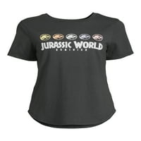 Tricou grafic Jurassic World pentru femei cu mâneci scurte