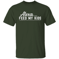 Graphic America Ziua Tatălui Alexa Feed My Kids Shirt pentru tata bărbați T-Shirt