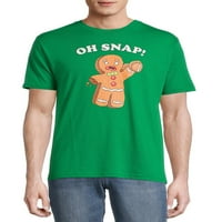 Tricou de Crăciun pentru bărbați Oh Snap Cookie