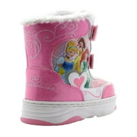 Disney Princess Fau Cizme de zăpadă izolate din blană în roz