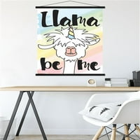 Inspiring Llama-Llama be me Poster de perete cu cadru Magnetic, 22.375 34