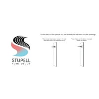 Stupell Industries frunze cu model bufniță pasăre artă grafică artă Neîncadrată imprimare artă de perete, Design de Carla Daly