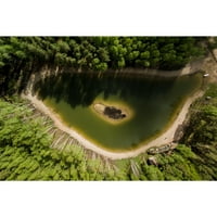 Marmont Hill Lacul Verde de Karolis Janulis pictură imprimată pe pânză înfășurată