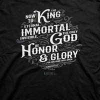 Sursă de lumină tricou pentru bărbați-King Immortal - Negru-3x-mare