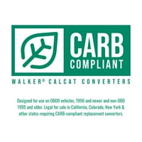 Walker evacuare CalCat Carb Direct Fit catalizator se potrivește selectați: 1996-VOLKSWAGEN JETTA, 1996-VOLKSWAGEN CABRIO