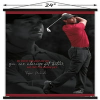 Tiger Woods - obțineți întotdeauna un Poster de perete mai bun cu cadru Magnetic, 22.375 34