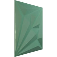 Ekena Millwork 5 8 W 5 8 h Diamond EnduraWall panou decorativ de perete 3D, universal Pearl Metallic Sea Mist