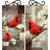 Imagini Păsări Animale Păsări înrămate printuri de artă, Set de 2