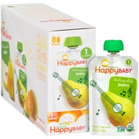 Happy Baby Organics Începând Solide Pere Alimente Organice Pentru Copii, 3. oz, conte
