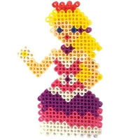 EZ Beads Princess-set de margele, Kit de artizanat pentru a crea proiecte distractive și ușoare de mărgele, copii cu vârste și