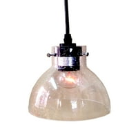 Latricia 1-lumină reglabilă Cablu de sticlă Edison pandantiv lumina cu bec
