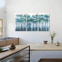 Abstract copac peisaj în pădure pictura opera de arta Imprimare pe panza pentru camere de zi