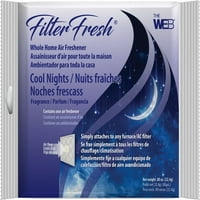Web FilterFresh întreaga casă rece nopți odorizant de aer. Mirosul filtrului se atașează la orice filtru de aer HVAC