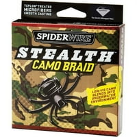 Linie de pescuit Spiderwire Stealth Camo Braid, bobină de umplere yd