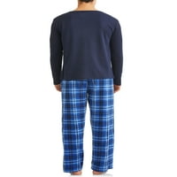 am Îmbrăcăminte bărbați Henley top și Polar Fleece jos PJ Set