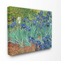 Stupell Home D câmp de flori Albastru Verde pictură clasică pânză artă de perete de Vincent Van Gogh