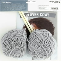 Kit De Arte De Agrement Face Într-Un Weekend Tricot Clover Cowl