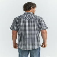 Wrangler pentru bărbați și bărbați Mari, cămașă Western Cu mânecă scurtă, Dimensiuni S-5XL
