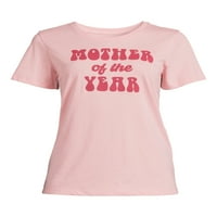Mod de a sărbători tricoul grafic al mamei anului pentru femei