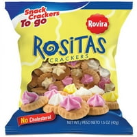 Rovira Rositas Crackers, 12PK 1.5 oz, tavă cu o singură servire