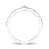 1 4CT TDW diamant 10kwhite aur coroana moda inel