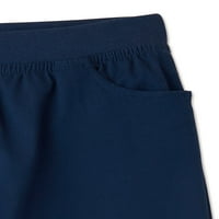Wonder Nation Fete Școală Uniformă Trage Pe Pantaloni, 2-Pack, Dimensiuni 4 - & Plus