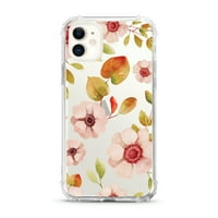 Essentials iPhone Mini telefon caz, Anemone flori portocaliu