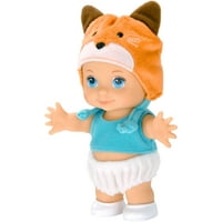 Dragostea mea dulce 5.5 Animal Friends Mini Baby Doll cu pălărie Fo