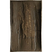 Ekena Millwork 8 H 8 D 72 W mână cioplit Fau lemn semineu Mantel Kit w Alamo Corbels, naturale de aur stejar