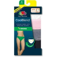 Chiloți Bikini CoolBlend Asortați Pentru Femei, Pachet Bonus 4+