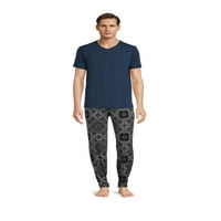 Pantaloni de dormit pentru bărbați George, pachet 2, Dimensiuni S-2XL