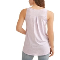 Femei relaxat Fit Heathered Tank