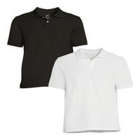 Tricouri Polo George Men ' s Pique, pachet 2