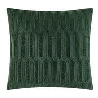 Chic Home Panya pat Micro-nurcă texturat din 2 piese într-o geantă set de cuverturi, Twin, Verde