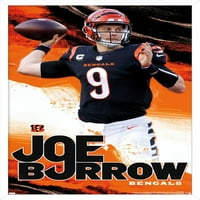 Afiș De Perete Cincinnati Bengals - Joe Burrow, 14.725 22.375 Încadrat