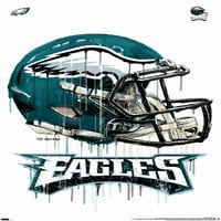 Philadelphia Eagles-Poster De Perete Pentru Cască De Picurare, 14.725 22.375