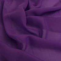 Roma Textile Poliester Hi Multi Chiffon Țesute Precut Fabric-Violet