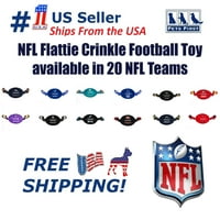 Animale de companie primul NFL San Francisco 49ers Flattie fotbal jucărie-licențiat, moale-pluș durabil frânghie jucării pentru