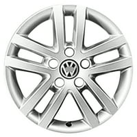 6. Recondiționat OEM jantă din aliaj de aluminiu, toate vopsite în argint, se potrivește 2010-Volkswagen Golf
