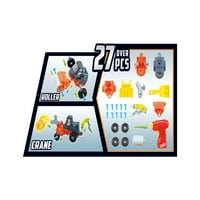 27-bucata 3 - in-Take-A Parte Constructii jucărie camion cu instrument de putere