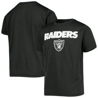 Tricou Negru Cu Logo-Ul Las Vegas Raiders Pentru Tineri